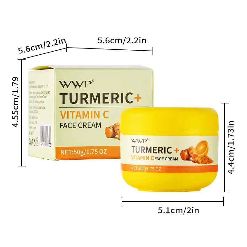 Turmeric+Vit C Moisturizing Cream Facial 50g