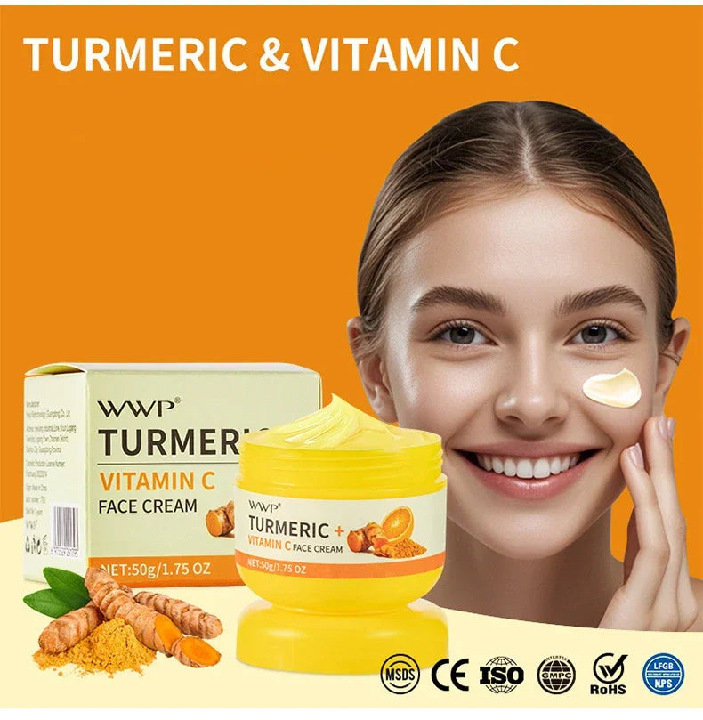 Turmeric+Vit C Moisturizing Cream Facial 50g