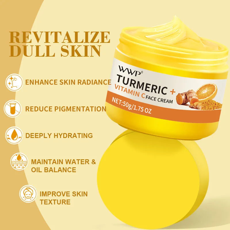Turmeric+Vit C Moisturizing Cream Facial 50g